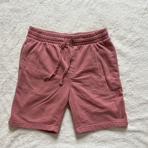 Cotton shorts, pink hot pink salmon comfortable shorts